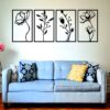 Set floral – 4 piezas, 40 × 120 cm